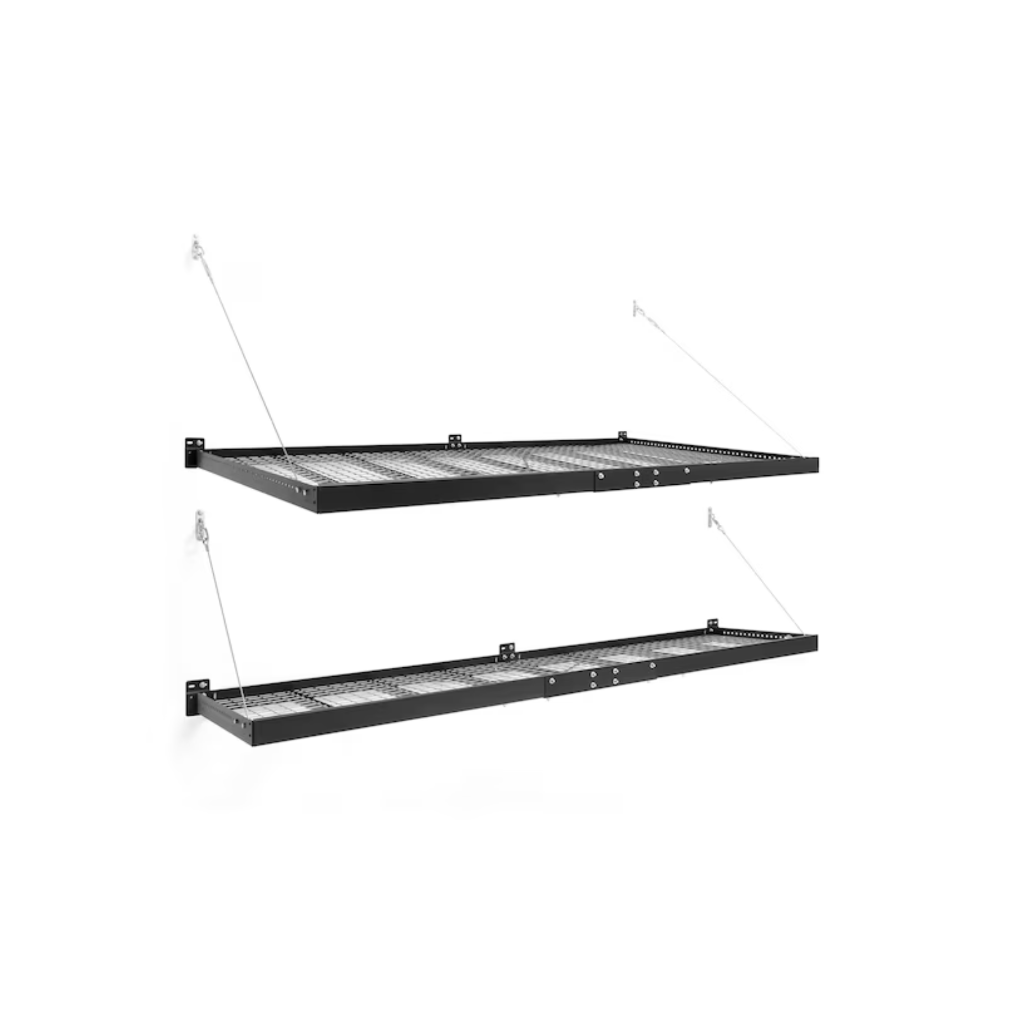NewAge Products Pro Series: 2' x 8' Steel Rectangular Shelf Kit (Black)