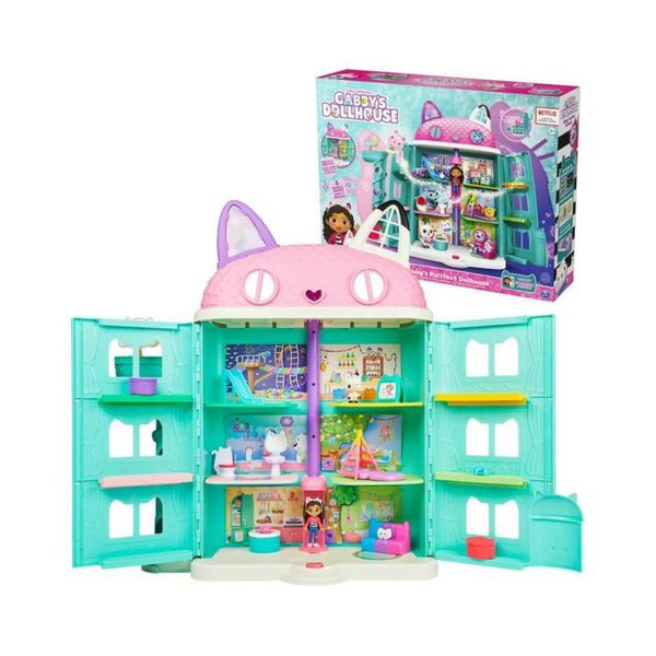 Spin Master Gabby's Dollhouse Purrfect Dollhouse Playset With Figures