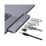 Qwiizlab UN08L 5-in-1 USB C Hub