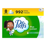 2976-Count (24x 124-Ct) Puffs Plus Lotion Facial Tissues + $10 Promotional Credit