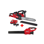Milwaukee M18 FUEL 18V Cordless 16" Chainsaw & Blower Tool Kit