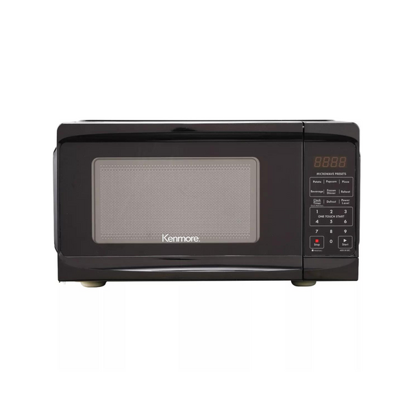 Microondas Kenmore de 0,7 pies cúbicos, negro