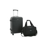 Juego de equipaje Wrangler de 2 piezas de 20" con portavasos, puerto USB y soporte para teléfono