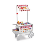 Melissa & Doug Wooden Snacks And Sweets Food Cart