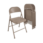 Cosco SmartFold All-Steel Folding Chair, 4-Pack