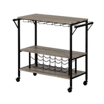 Bar Cart with Wine Rack