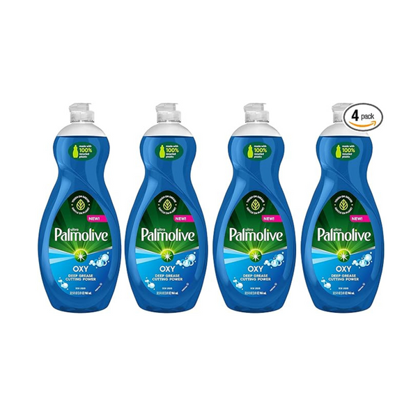 4-Pack Palmolive Ultra Oxy Power Degreaser Dish Washing Soap