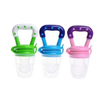 3-Pack Tekstar Baby Fruit Feeder Nipple Teething Pacifier