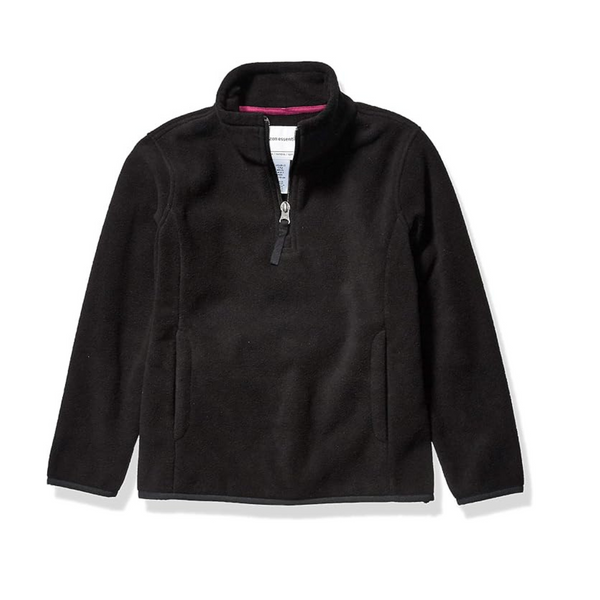 Amazon Essentials Chaqueta polar con cremallera de un cuarto para niñas y niños pequeños