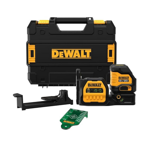DeWalt Cordless Green Cross-Line Laser Kit