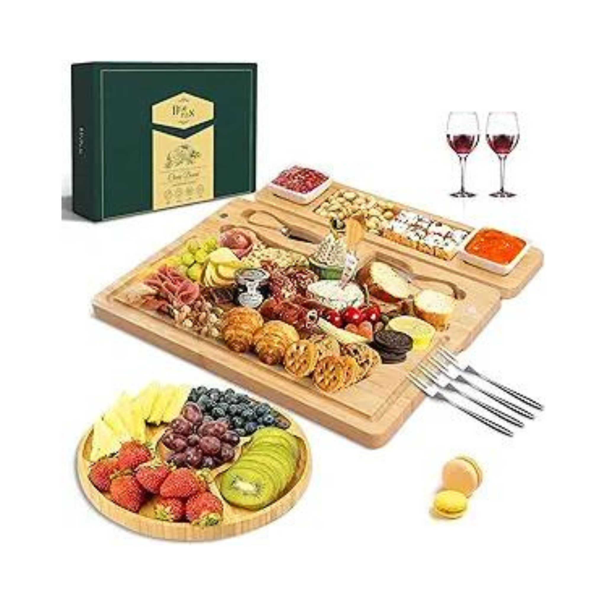 Charcuterie Board and Knife Set