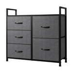 Azl1 Life Concept Wide Dresser Storage Tower with Sturdy Steel Frame