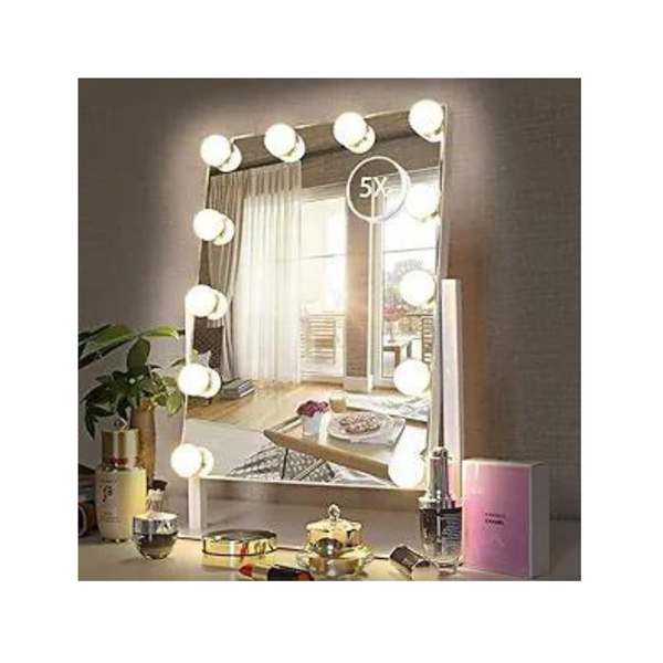 Hollywood Vanity Mirror with 12 Dimmable Bulbs