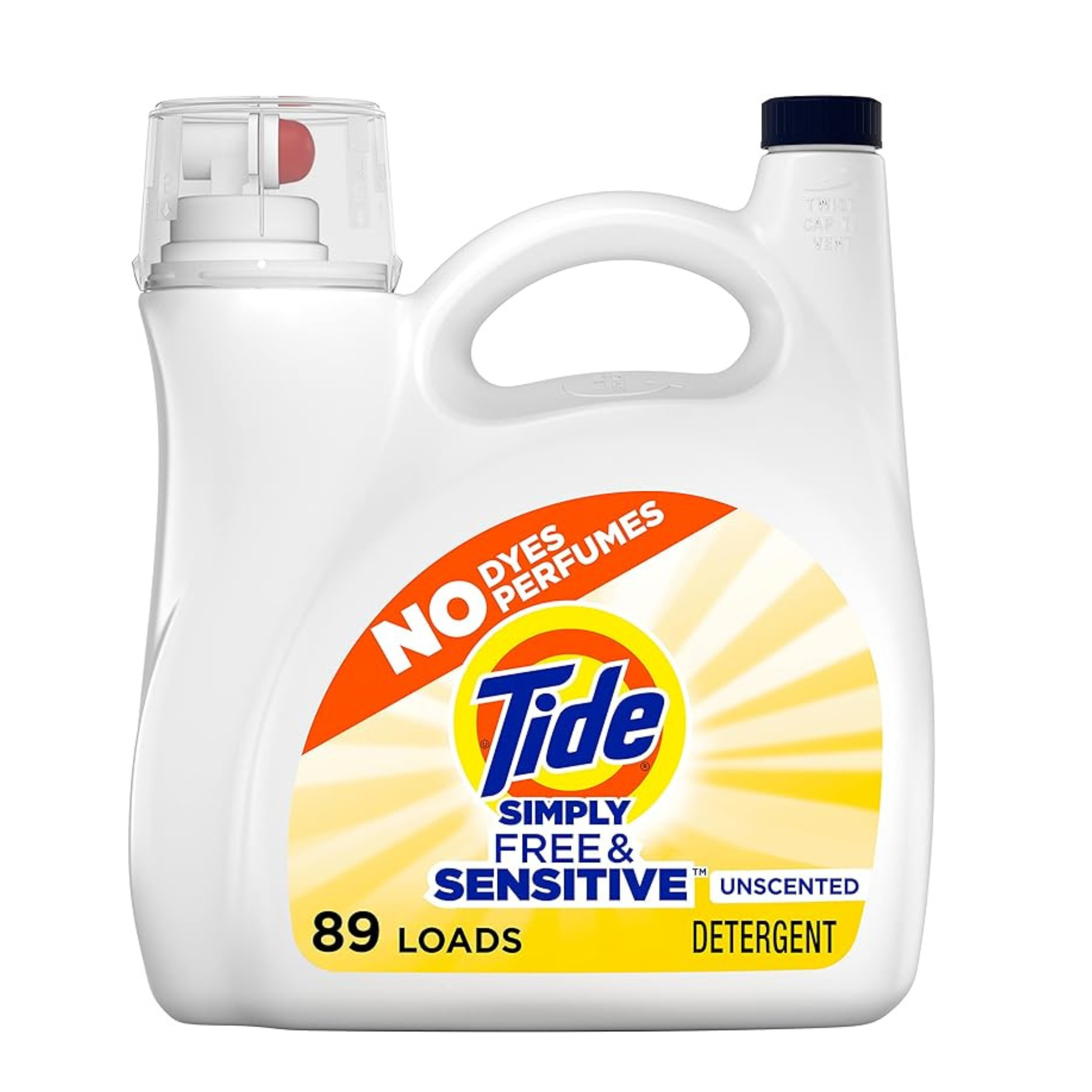 Tide Simply Liquid Laundry Detergent Free & Sensitive