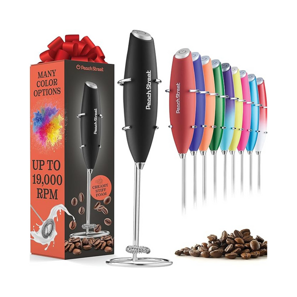 Peach Street Powerful Handheld Milk Frother