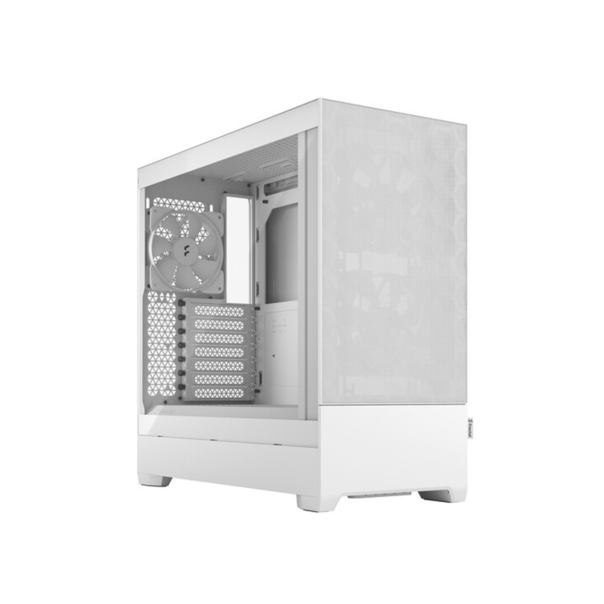 Fractal Design Pop Air Tempered Glass Mid Tower Case (White w/ Clear Tint)
