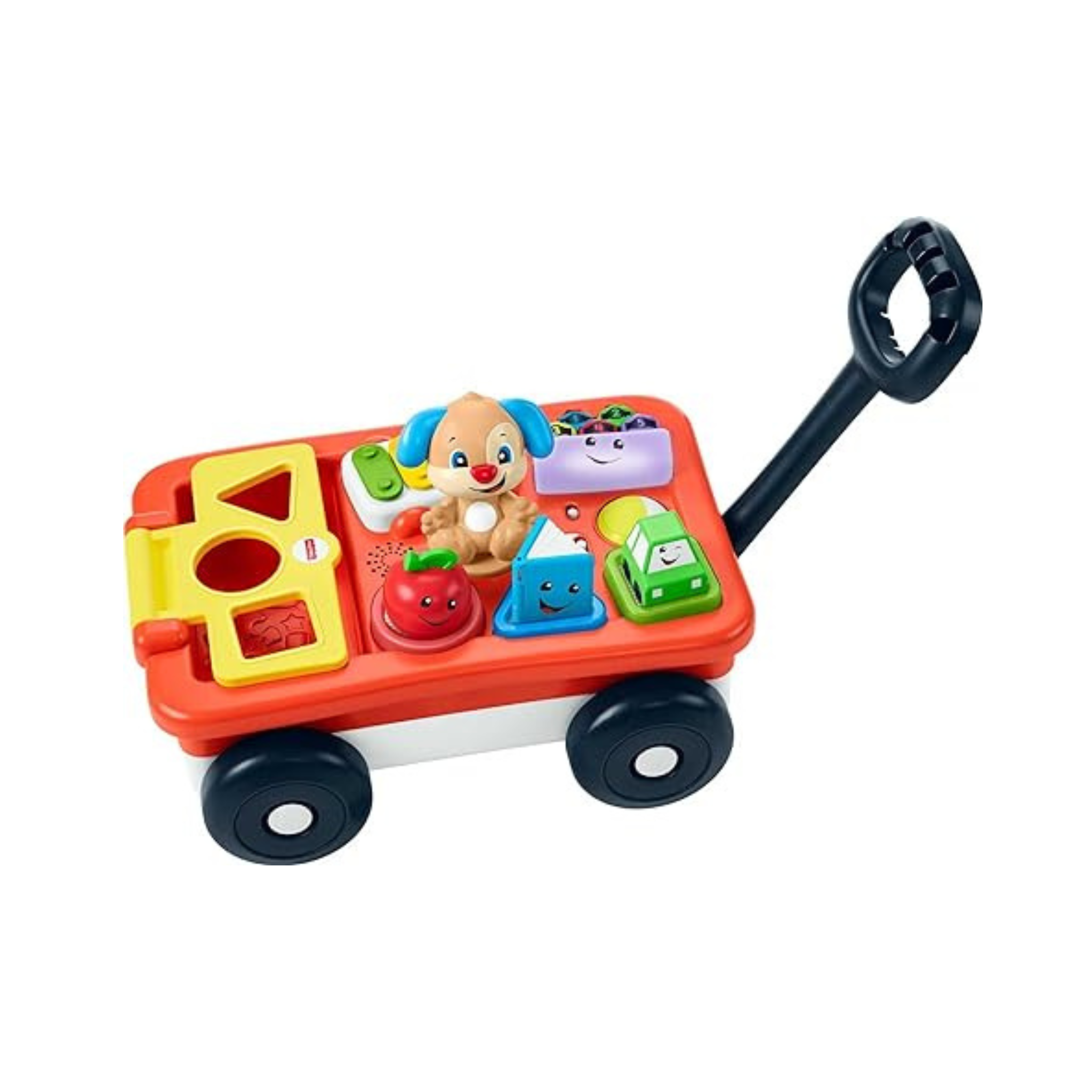 Fisher-Price Laugh & Learn Baby & Toddler Toy, Pull & Play Learning Wagon