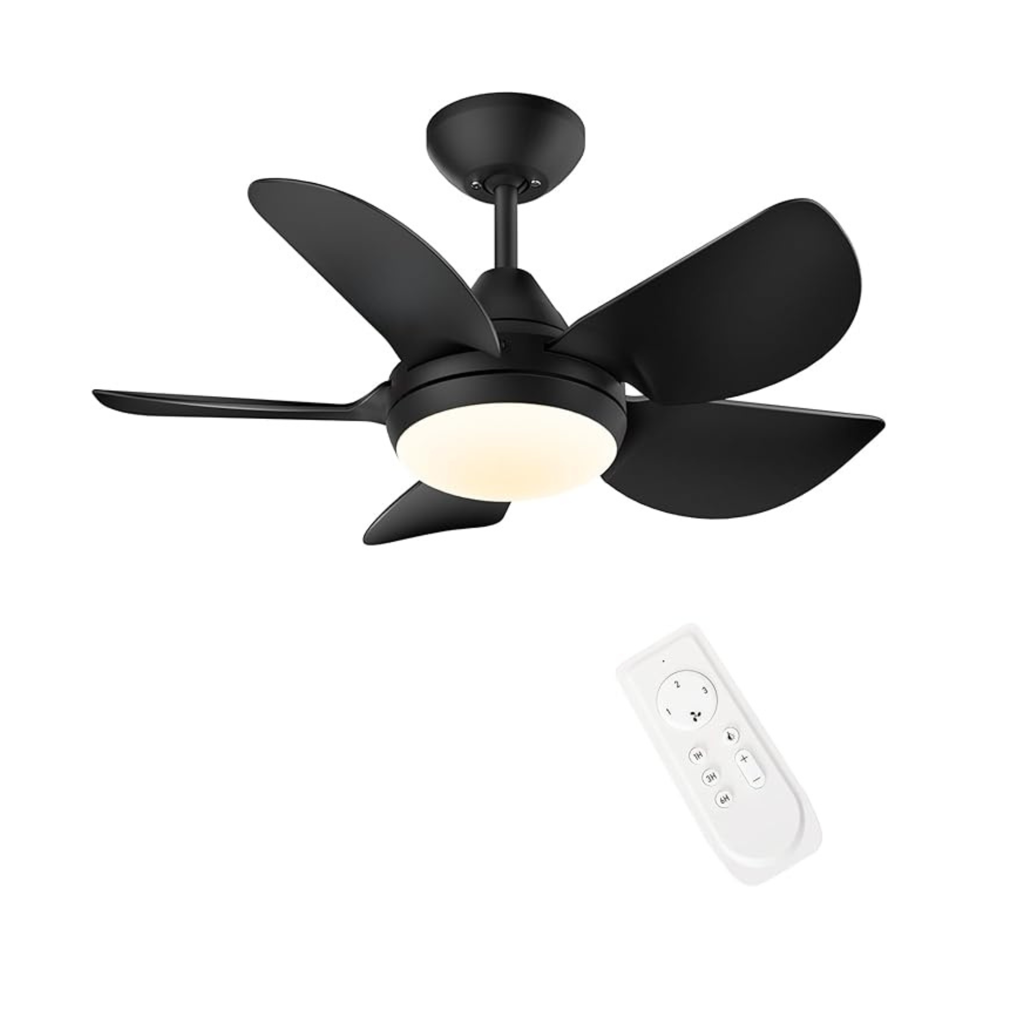 Modern Ceiling Fan with Light and Remote