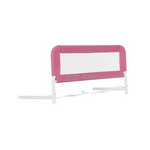 Dream On Me Lightweight Mesh Security Adjustable Bed Rail in Pink