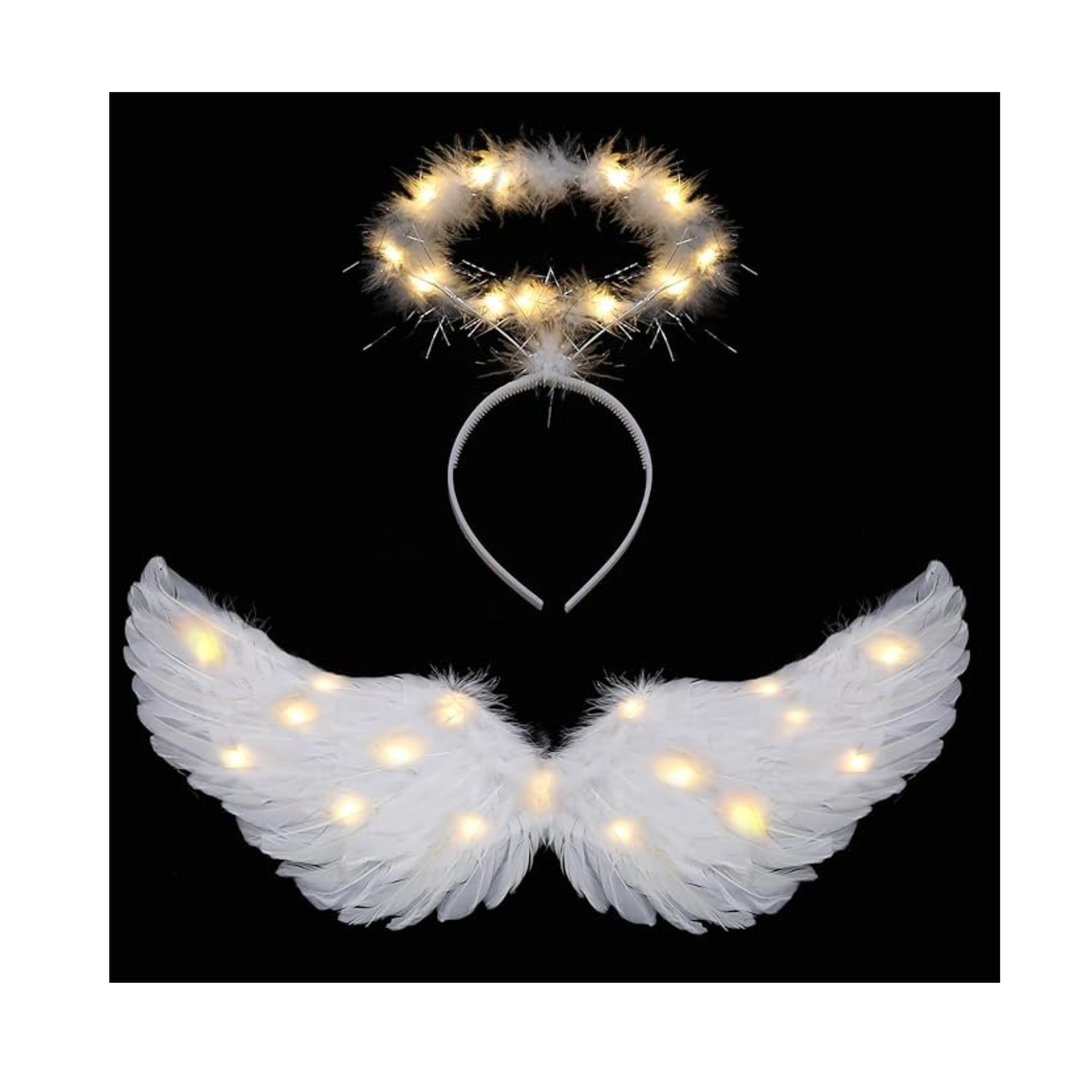 Angel Wings with Lights