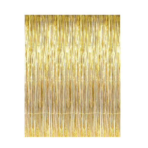 Metallic Tinsel Fringe Curtains