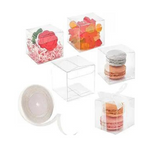 2x2x2 Clear Boxes, 100 Pack