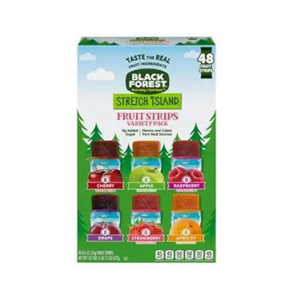 Stretch Island Fruit Strips, Variety Pack Of 48