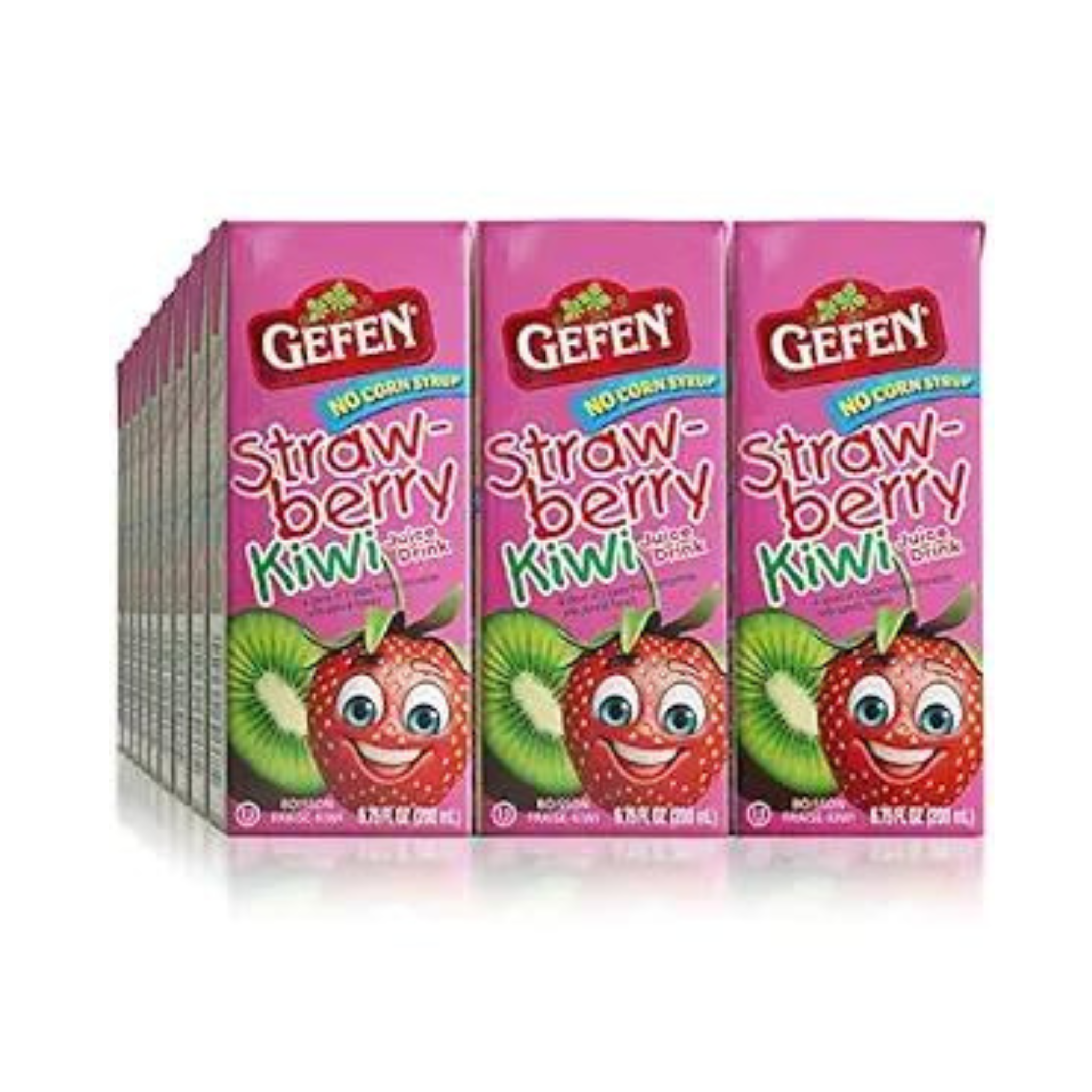 Gefen Strawberry Kiwi Juice Box, 27 Pack