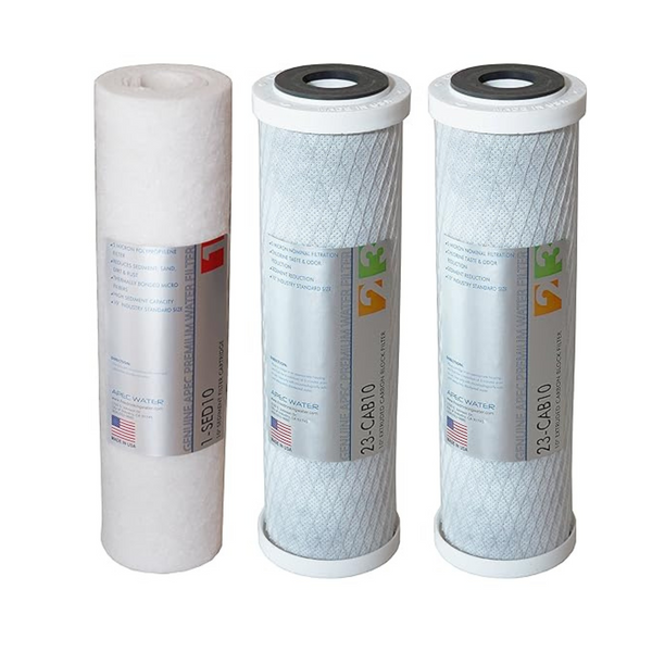 3-Set Apec Water Replacement Under-Sink Water Filters
