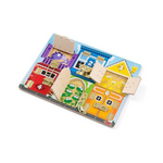Melissa & Doug Latches Wooden Activity Board