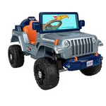 Power Hot Wheels Jeep Wrangler Toddler Ride On