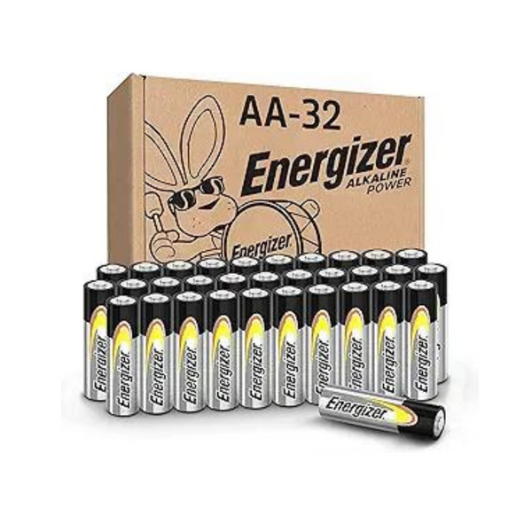 32-Pack Energizer Long Lasting AA or AAA Batteries