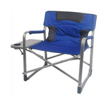 Xxl Ozark Trail Camping Director Chair w/ Side Table (Blue or Green)
