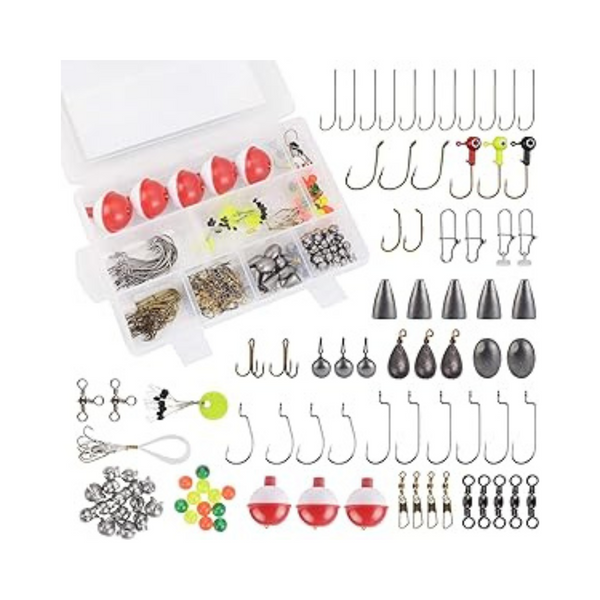 MadBite Terminal Fishing Tackle Kits: 187-Piece Bass