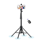 62" Fugetek Selfie Stick Tripod Aluminum Stand w/ Bluetooth Remote