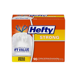 90 13 Gallon Hefty Ultra Strong Tall Kitchen Trash Bags