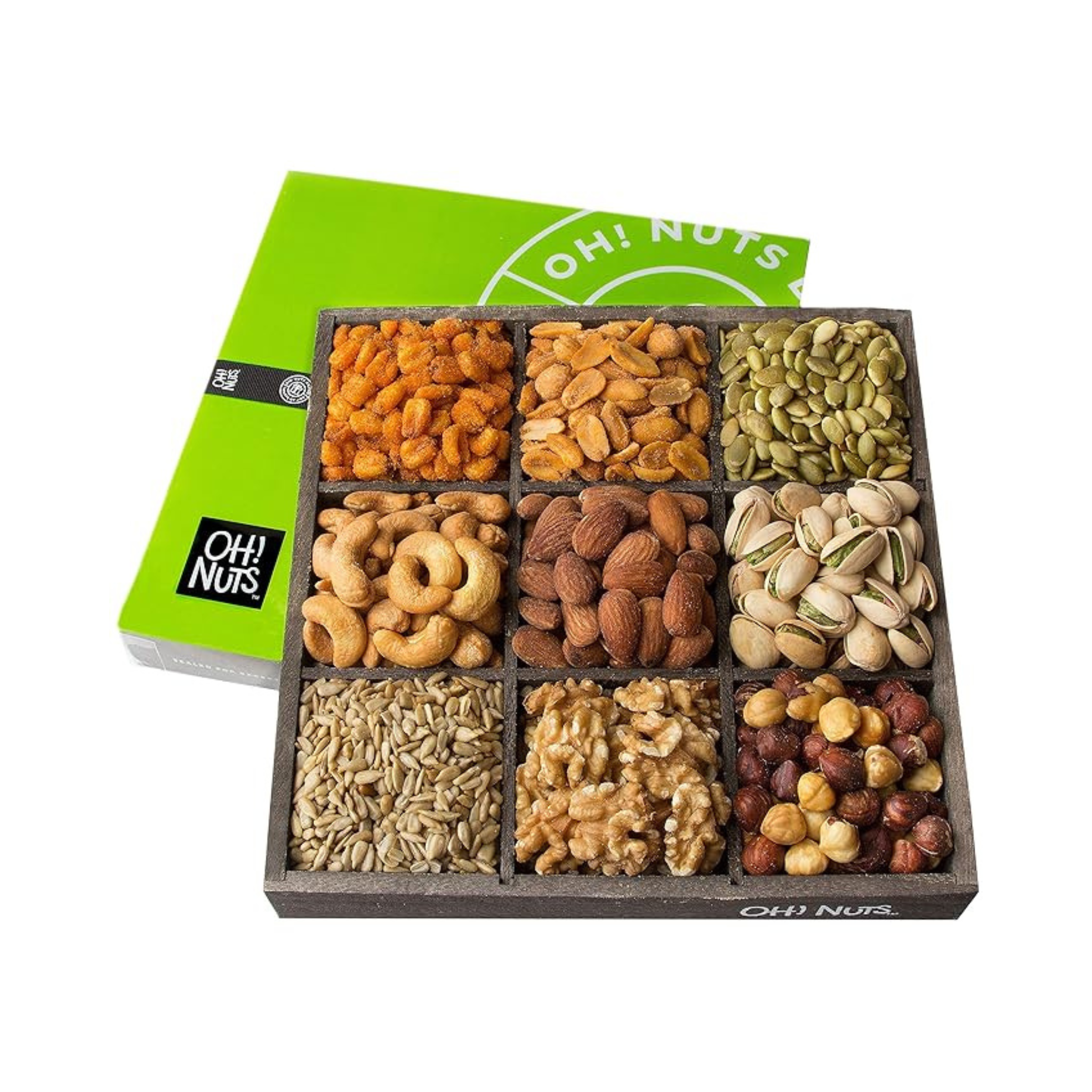 Oh! Nuts 9 Variety Mixed Nuts Gift Basket