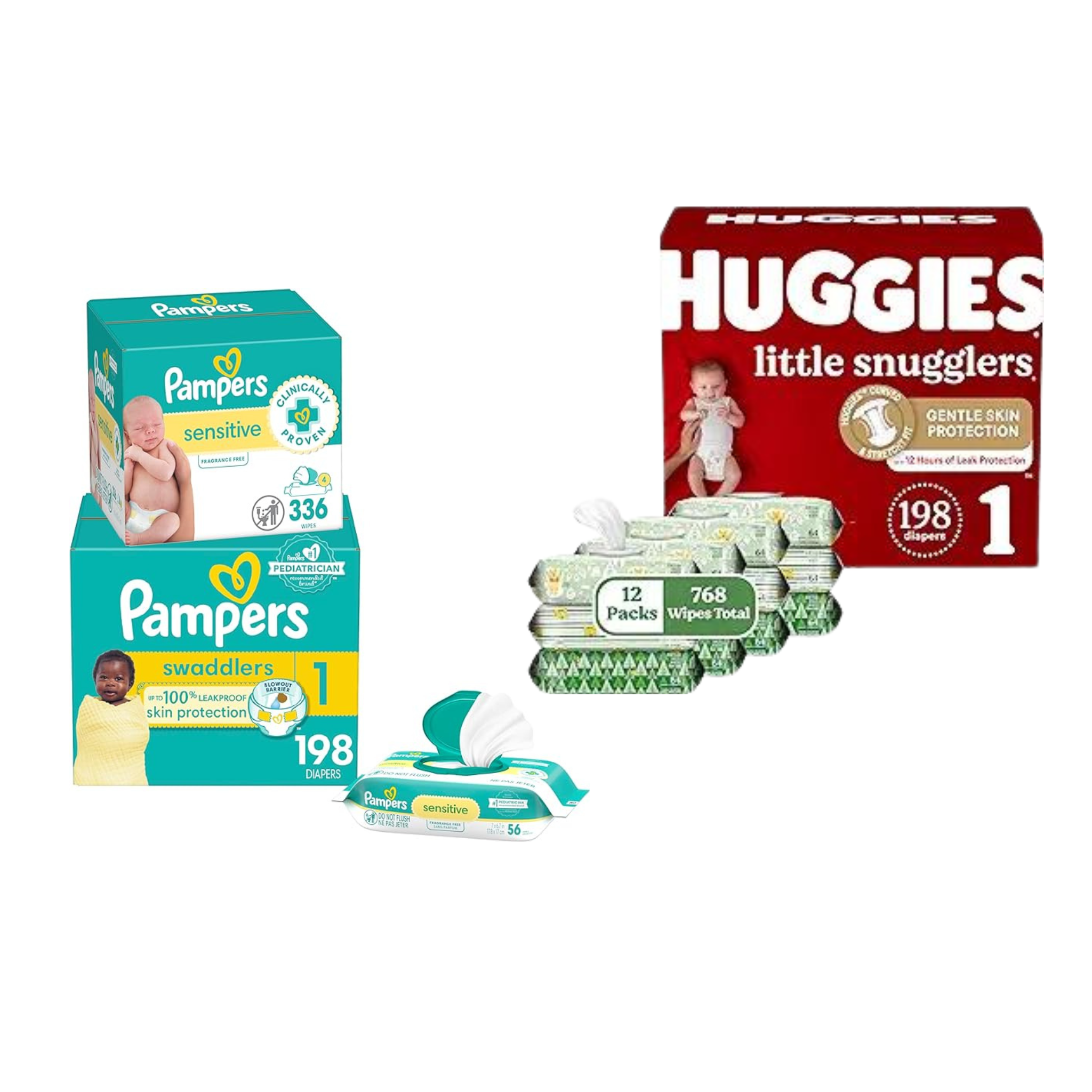 Get 20% Off Pampers and Huggies Diapers & Wipes