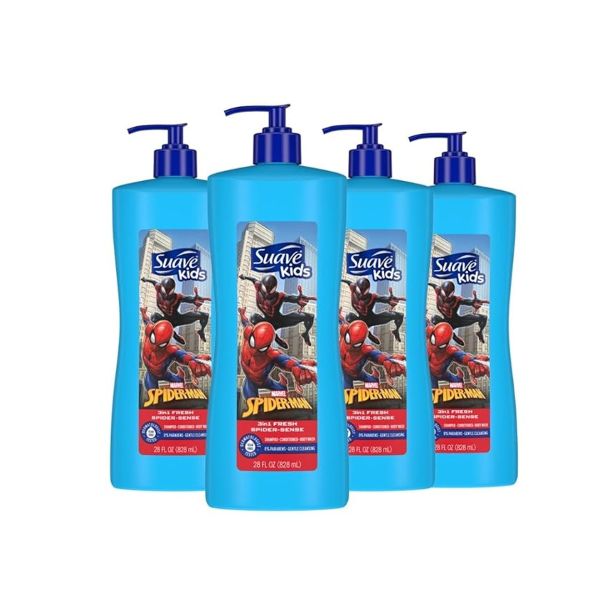 4 Pk Suave Kids 3 In 1 Shampoo Conditioner Body Wash For Tear Free Bat 4-pk-suave-kids-3-in-1-shampoo-conditioner-body-wash-for-tear-free-bat