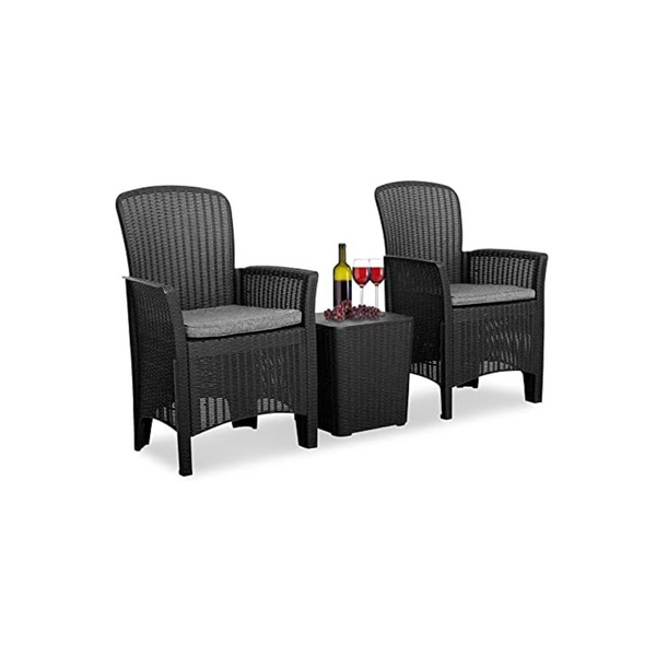 SereneLife 3 Pieces Outdoor Patio Set