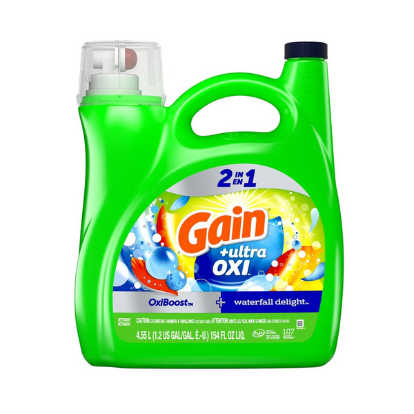 154-oz Gain Ultra Oxi Liquid Laundry Detergent