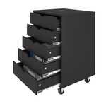 Yitahome 5 Drawer Chest, Mobile File Cabinet with Wheels