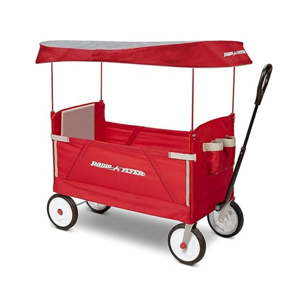 Radio Flyer 3-In-1 EZ Folding Outdoor Collapsible Wagon