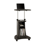 Techni Mobili Sit-to-Stand Rolling Adjustable Height Laptop Cart