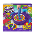 Kinetic Sand, Swirl N’ Surprise Playset with 2lbs of Play Sand
