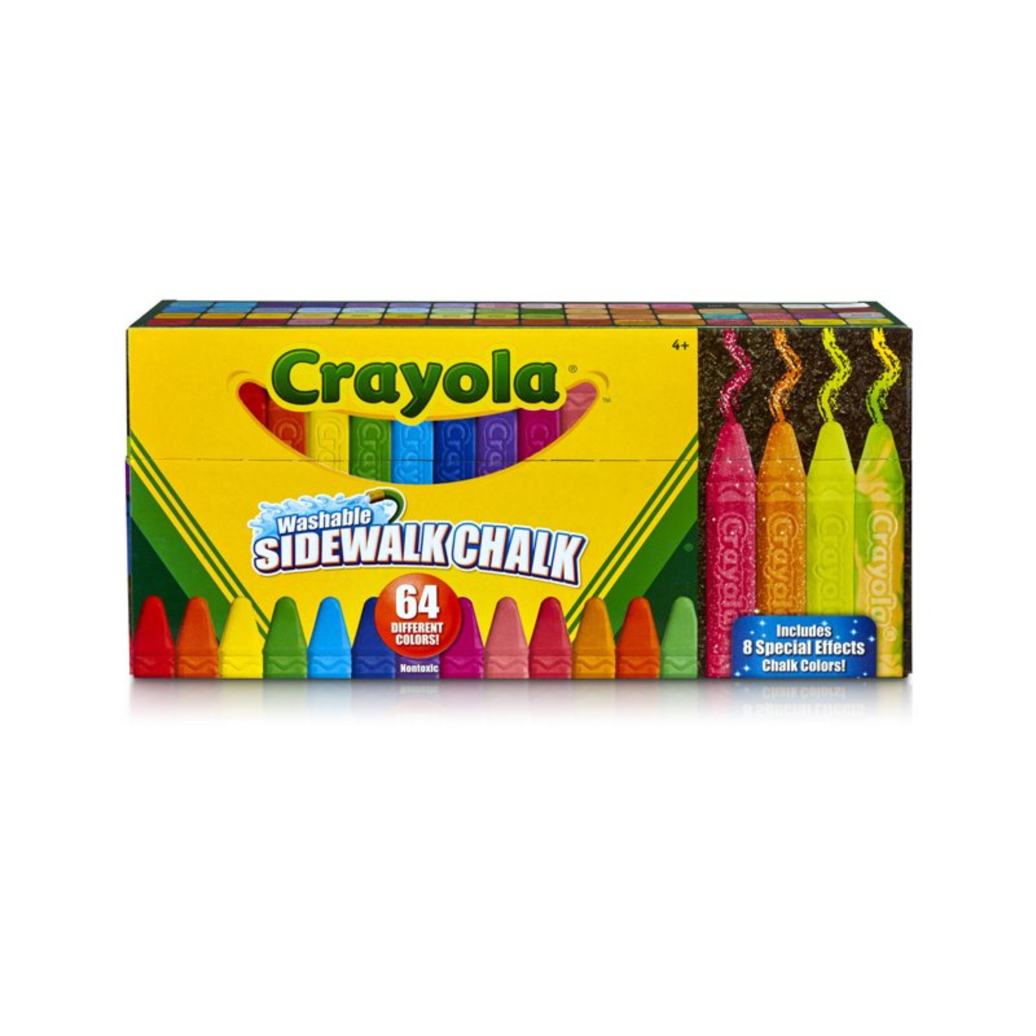 64-Count Crayola Sidewalk Washable Chalk