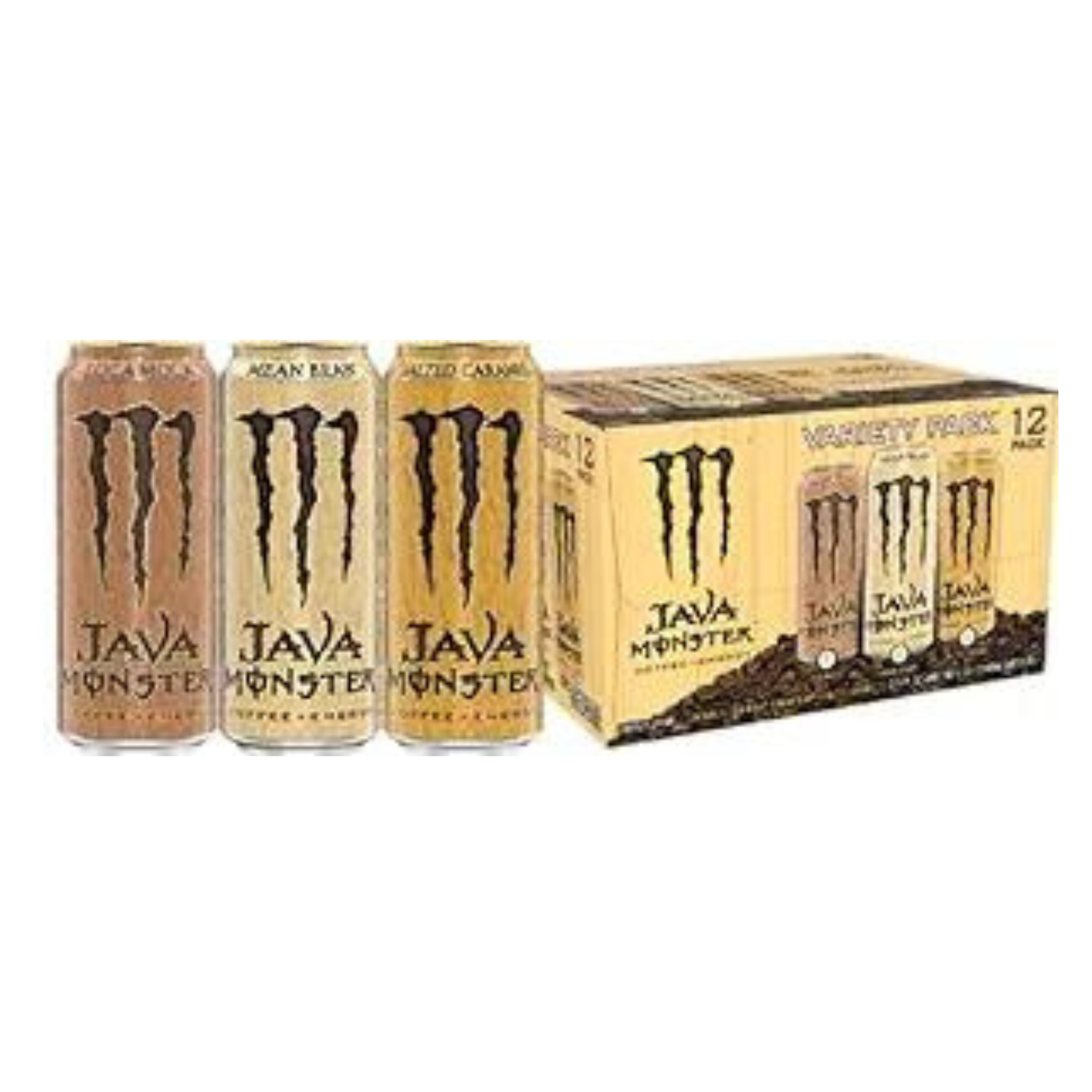 12-Pack 15-Oz Monster Energy Java Monster Variety Pack (3 Flavors)