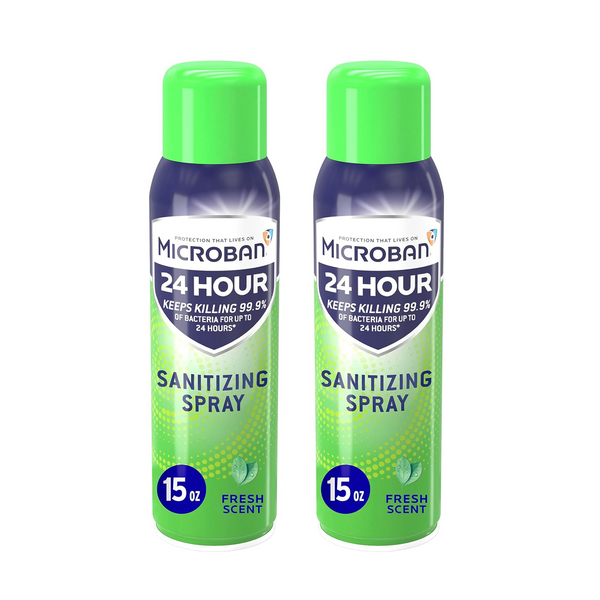 2-Count Microban Fresh Scent 24 Hour Disinfectant Sanitizing Spray