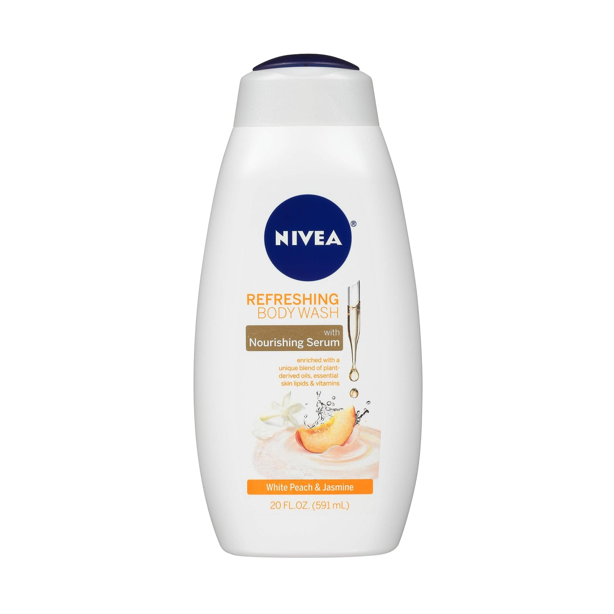 20-Oz Nivea Refreshing Body Wash (White Peach and Jasmine) + $0.80 Amazon Credit
