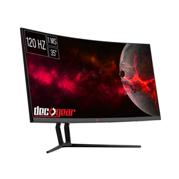 35" Deco Gear 120Hz 3440x1440 Curved Gaming Ultrawide Monitor (Open Box)